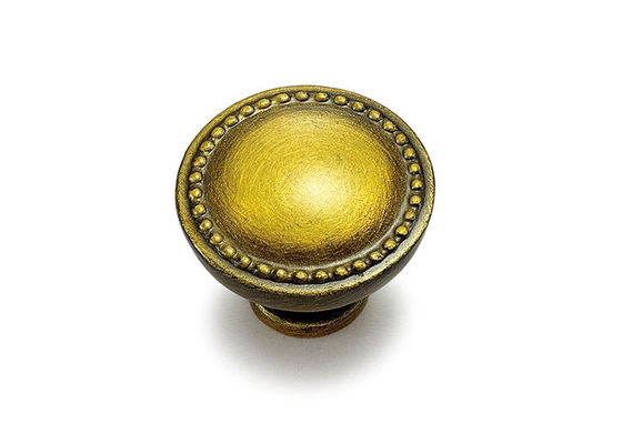 Botones de puerta de oro de la cocina y botones de la cocina de las manijas y botones del cajón del gabinete de las manijas